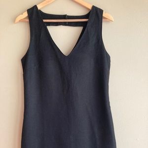 Black Linen Summer Dress